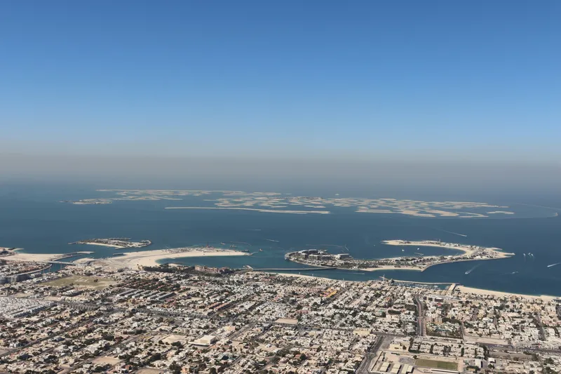 Искусственные острова архипелага The World Islands в Персидском заливе