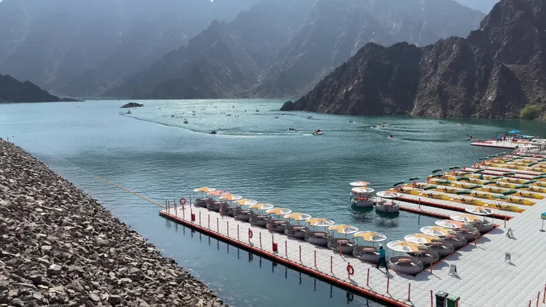 Hatta Dam в Дубае.