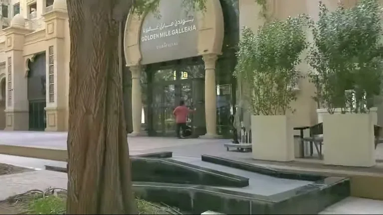 Пальм-Джумейра: вход.